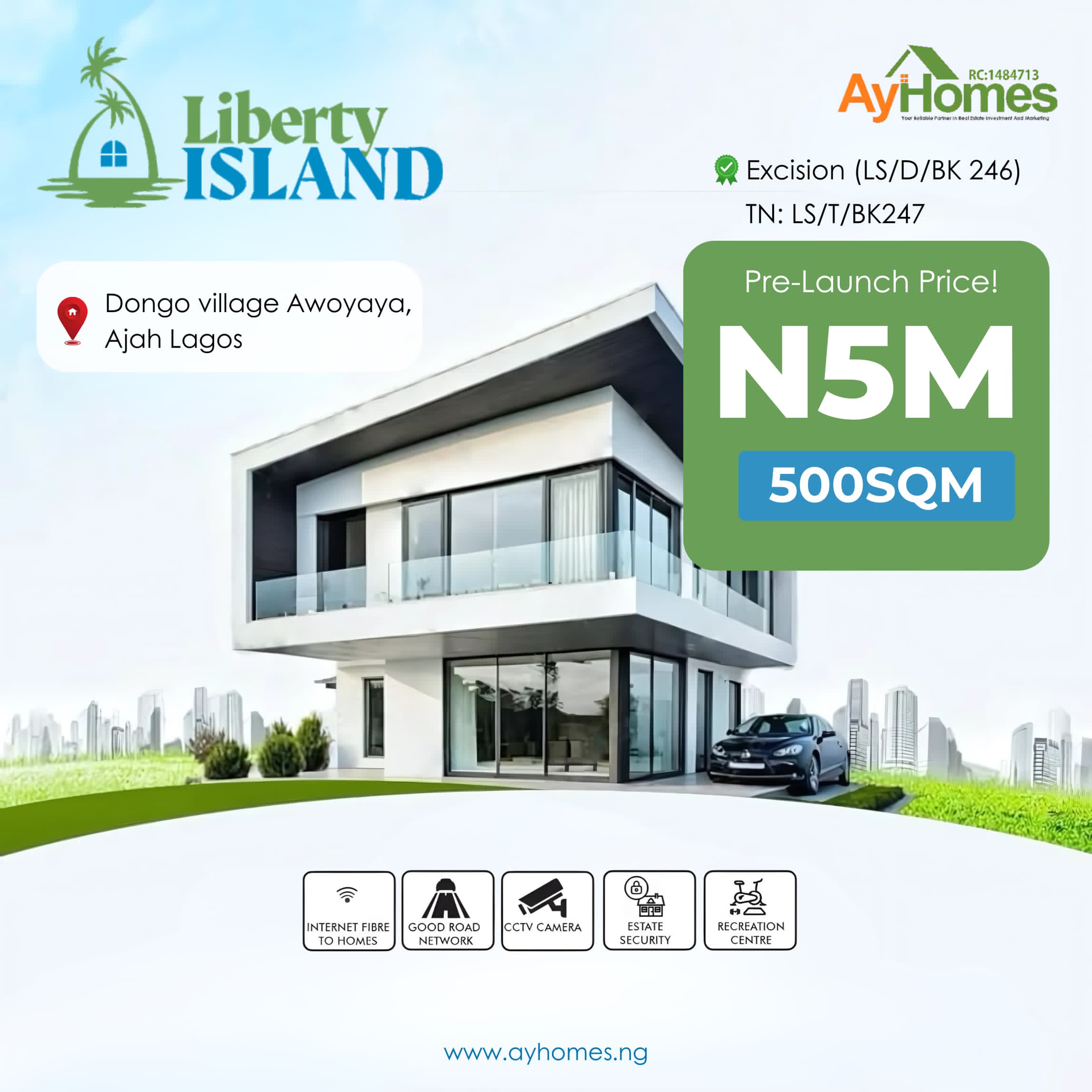 The Liberty land property